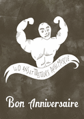 40 ans, toujours muscl&eacute; et rieur